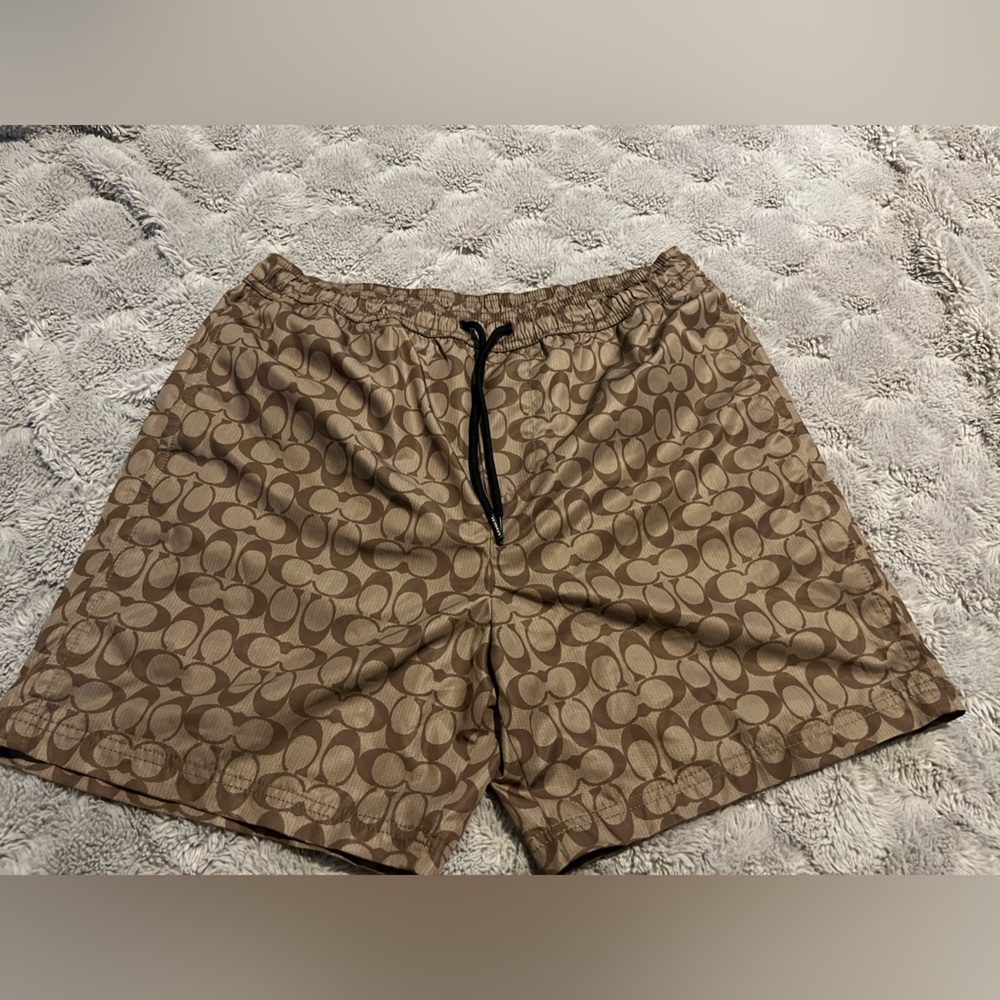 🐻BROWN COACH SWIM TRUNKS🐻